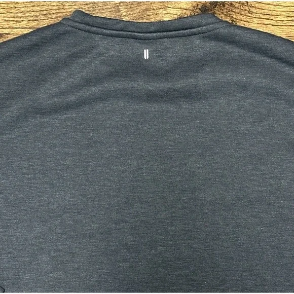 NOBULL Performance Crewneck Spellout Sweatshirt Fleece Grey Women's Sz S - Picture 7 of 7